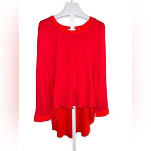 Patrizia Luca Soft Burnt Orange pleated back